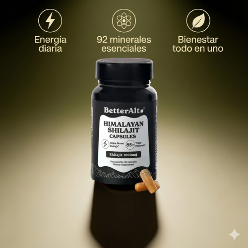 Shilajit BetterAlt – El Combustible Natural que Activa tu Energía, Mente y Rendimiento ⚡