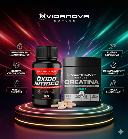 Vidanova® Creatina + Oxido Nítrico 💪🔥 OFERTA HASTA AGOTAR STOCK