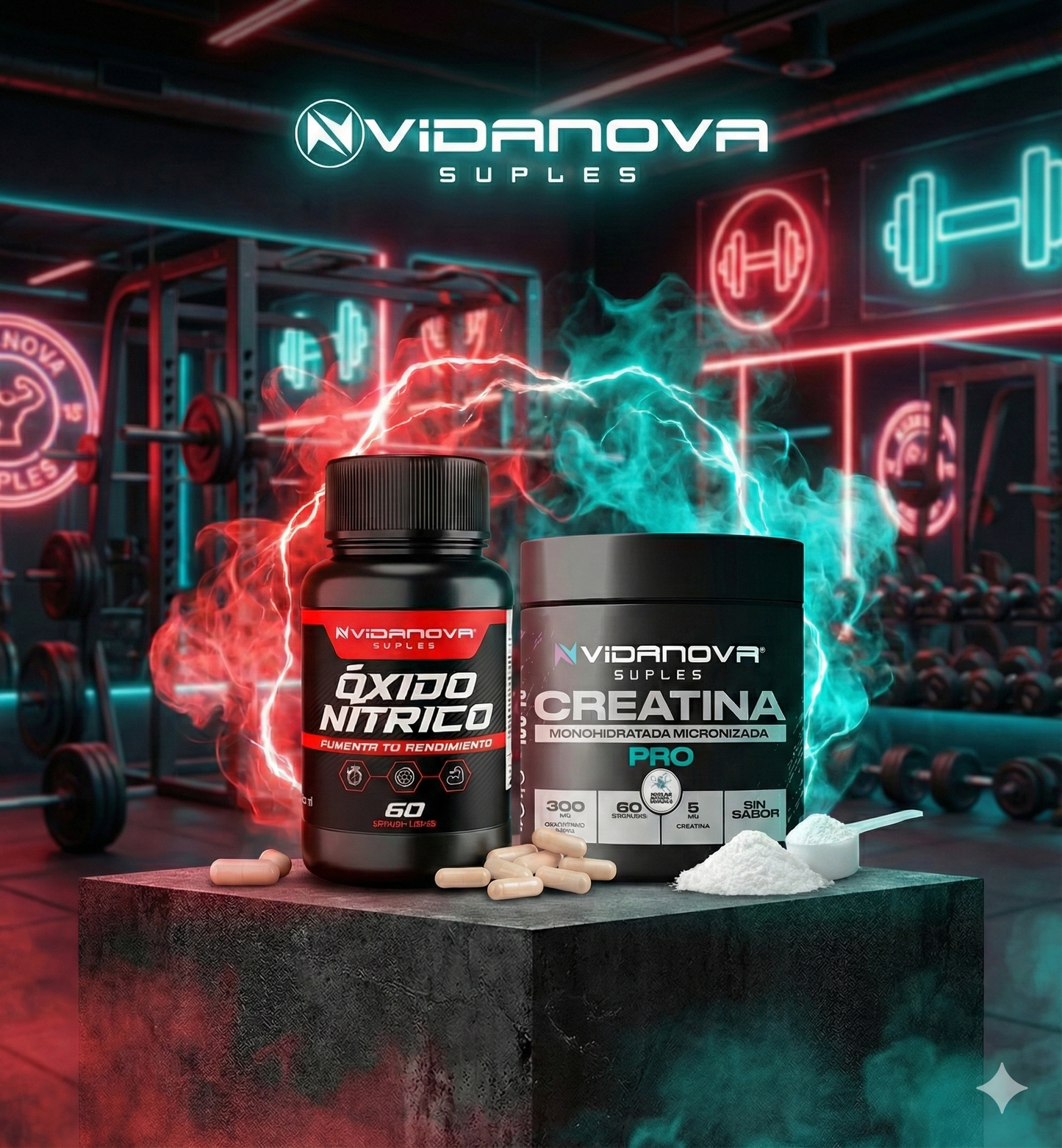 Vidanova® Creatina + Oxido Nítrico 💪🔥 OFERTA HASTA AGOTAR STOCK
