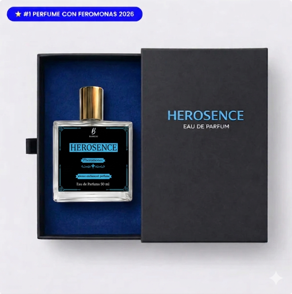 Herosence Azul 50ml, Aumenta Tu seguridad y Encanto✨