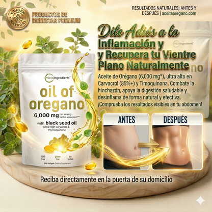 Aceite de Orégano, Dile Adiós a La Inflamación! 🌿✨