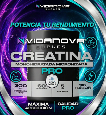 Vidanova® Creatina + Oxido Nítrico 💪🔥 OFERTA HASTA AGOTAR STOCK