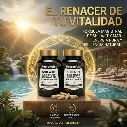 Shilajit BetterAlt – El Combustible Natural que Activa tu Energía, Mente y Rendimiento ⚡